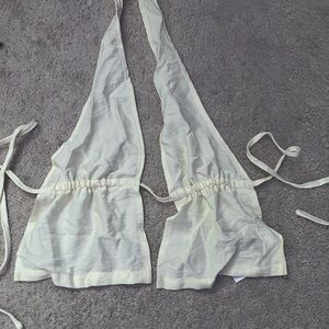 SHEIN Cream Crop Top